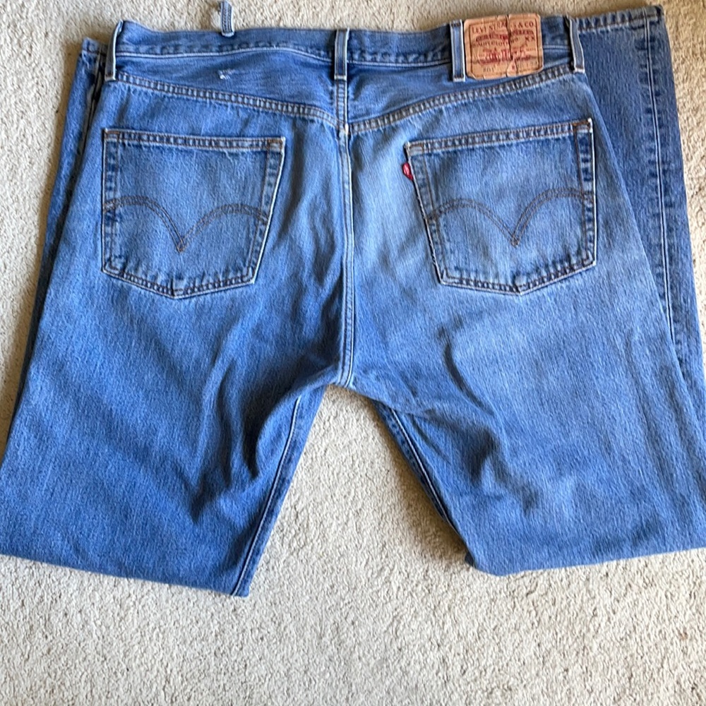 Vintage Levi’s 501s 38X34 red tag jeans button fly